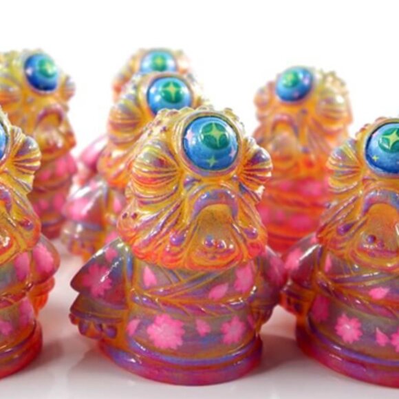 Sakura Bōzu By Candie Bolton X Grody Shogun Planet 3 Toys Rare Limited 2016 - Picture 2 of 3